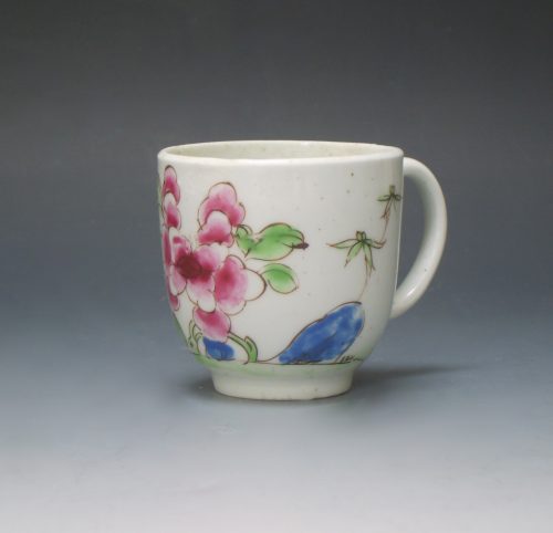 Bow porcelain coffee cup