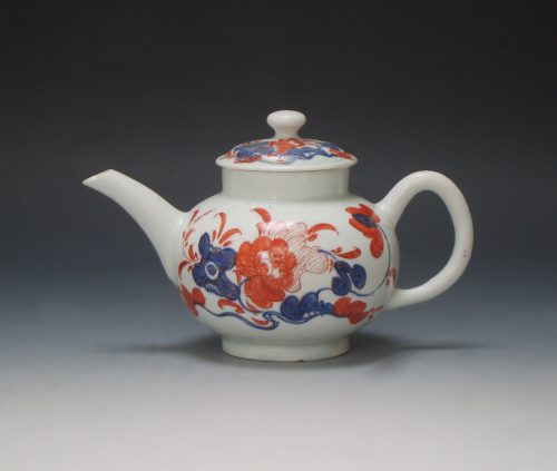 Small Bow porcelain teapot