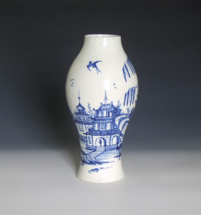 Liverpool porcelain vase