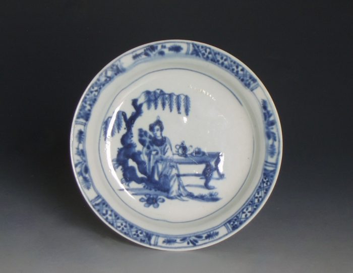 Liverpool William Reid porcelain small plate