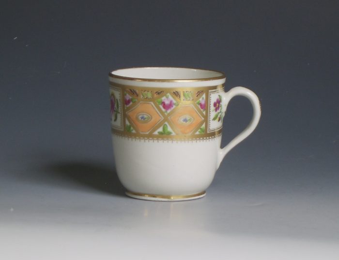 New Hall porcelain coffee cup