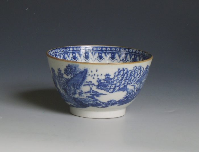 New Hall porcelain teabowl