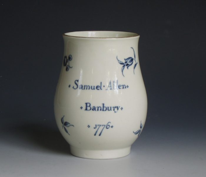 Worcester porcelain documentary mug